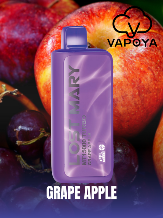 Lost Mary TURBO 15K PUFFS - Grape Apple 🍇🍎