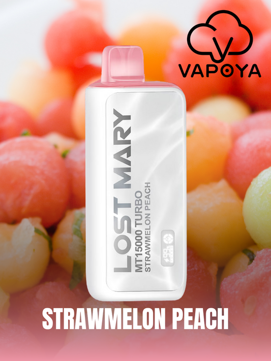 Lost Mary TURBO 15K PUFF - Strawmelon Peach 🍈🍓🍑